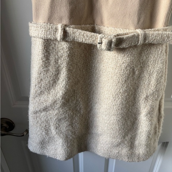 Theory Ivory Belle Tweed Knit Combo Dress - Picture 5 of 15